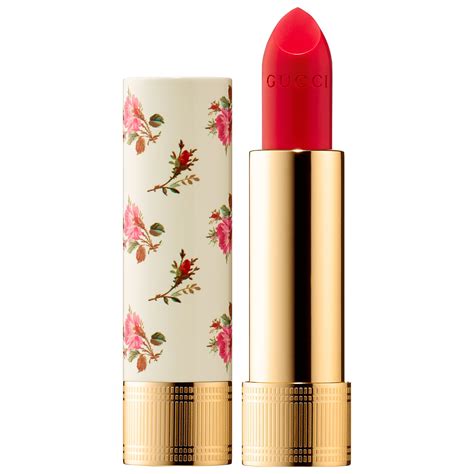 gucci 500|500 Odalie Red, Rouge à Lèvres Voile Lipstick .